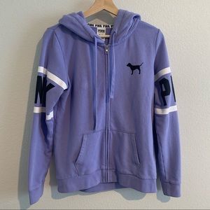 Victoria’s Secret PINK lavender graphic hoodie sweatshirt